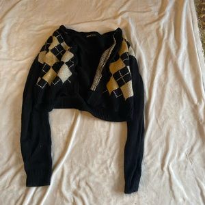 cropped cardigan